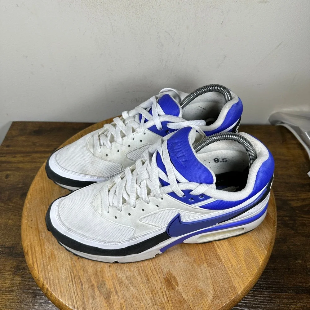 Nike Air Max BW Classic Men's Shoes White Blue 9.5 DN4113-101 - Picture 2 of 9